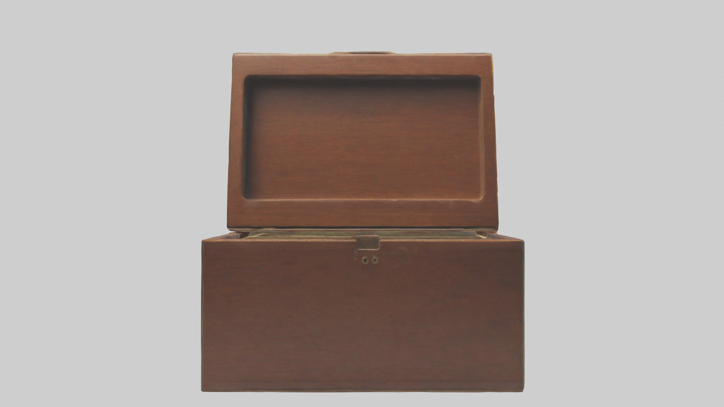 3D model Tea Box model VR / AR / low-poly