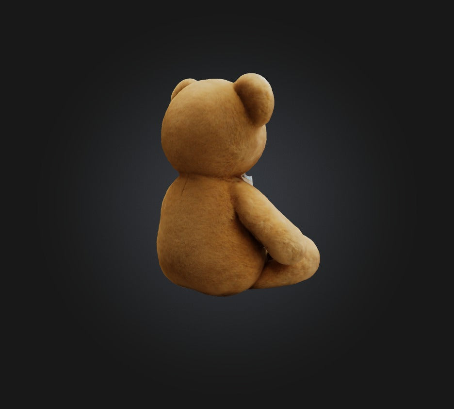 3D model Teddy bear 2 VR / AR / low-poly