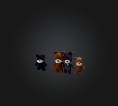 3D model tedy bear toys VR / AR / low-poly