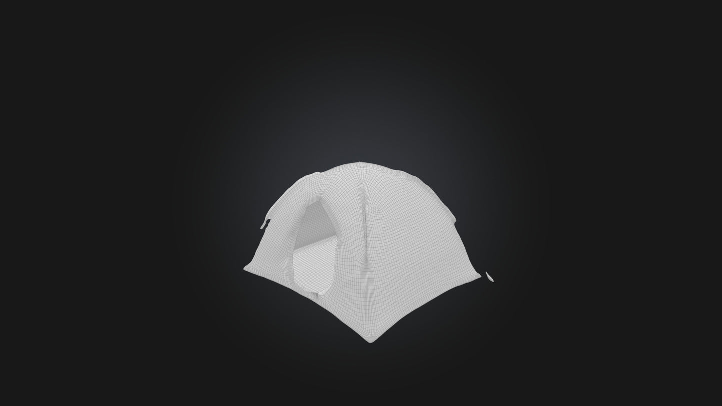 3D model Tent model VR / AR / low-poly