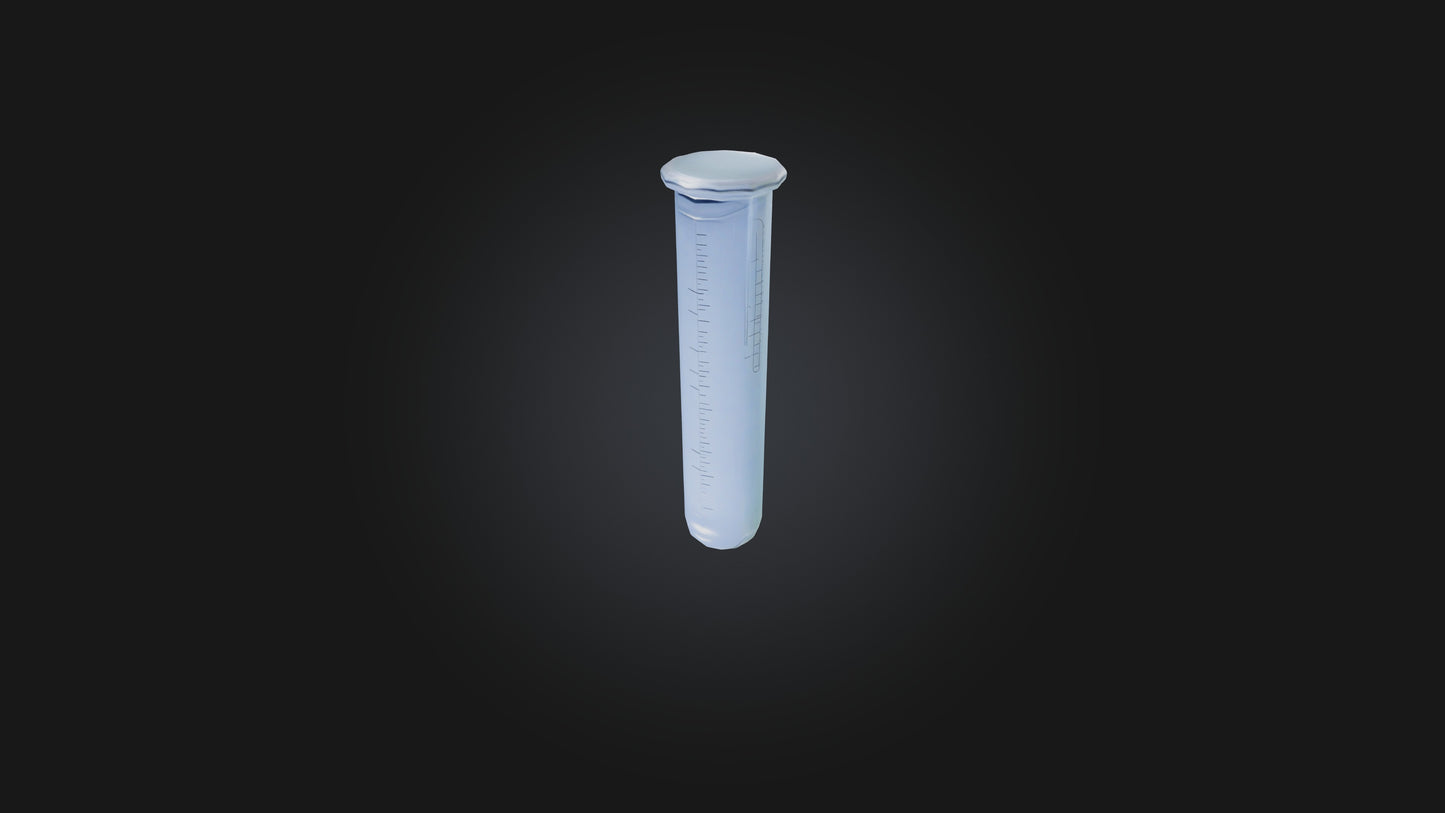 test tube 3D model