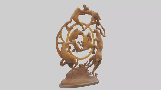 The Circle of Life Sculpture model 3D model