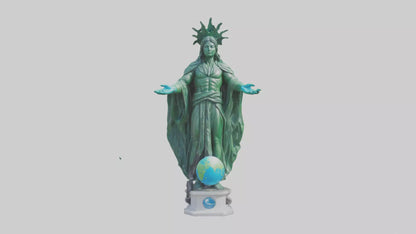 The Climate Guardian Statue model 3D model