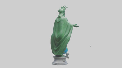 The Climate Guardian Statue model 3D model