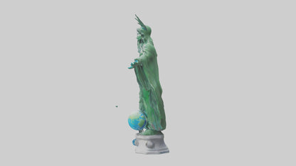 The Climate Guardian Statue model 3D model