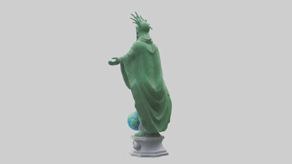The Climate Guardian Statue model 3D model
