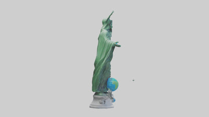 The Climate Guardian Statue model 3D model