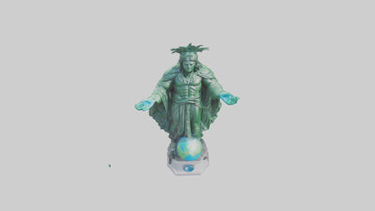 The Climate Guardian Statue model 3D model
