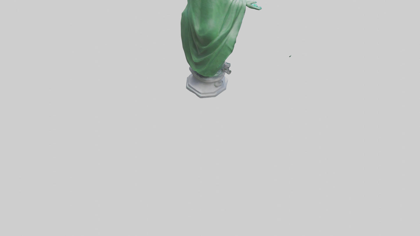 The Climate Guardian Statue model 3D model