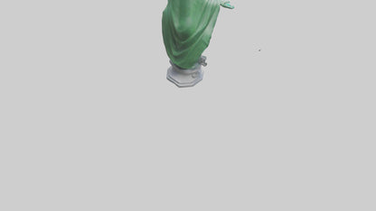 The Climate Guardian Statue model 3D model
