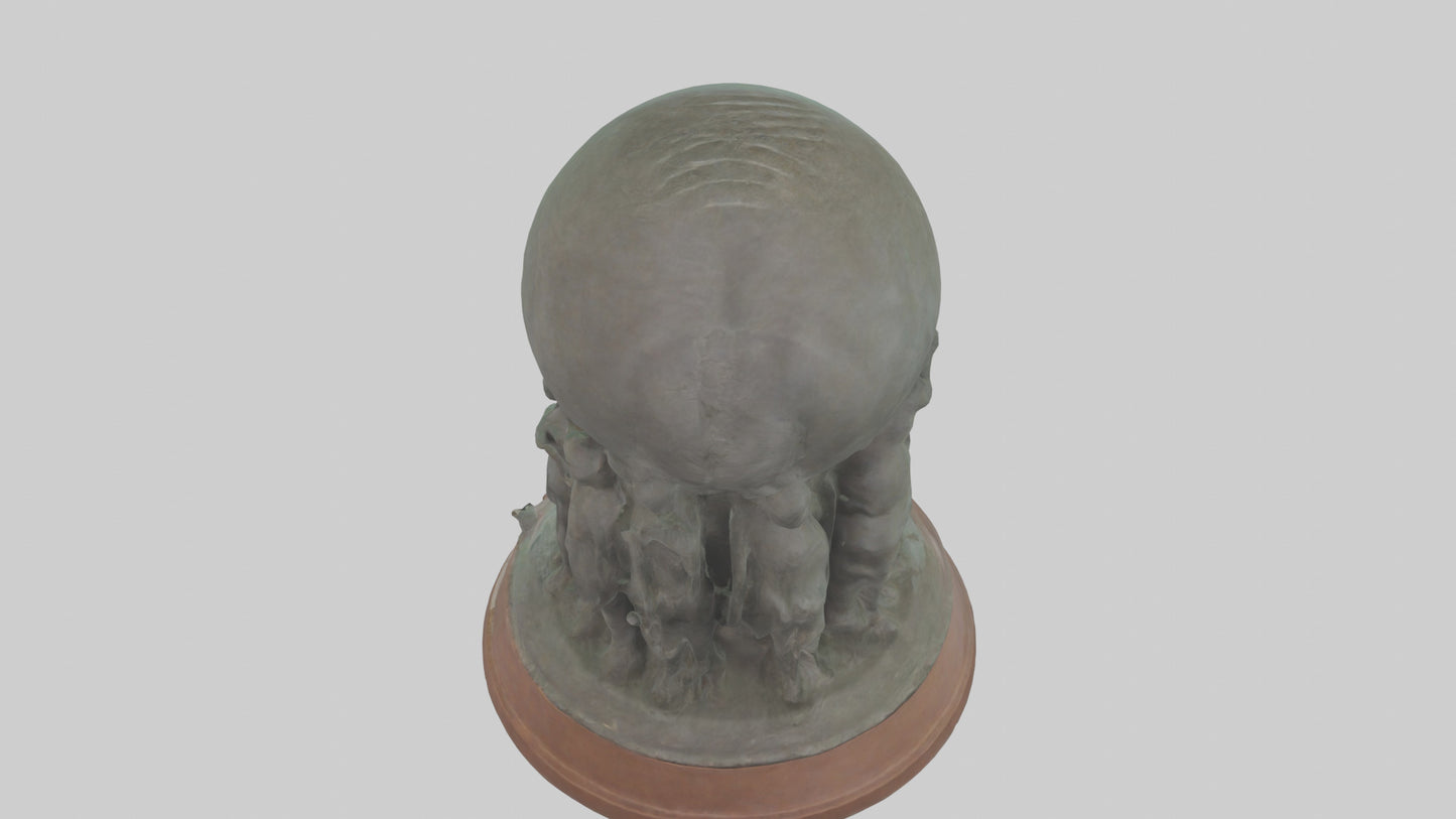 The Conservation Effort Statue model 3D model
