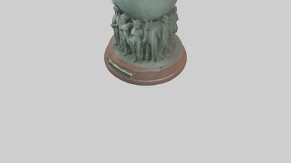 The Conservation Effort Statue model 3D model