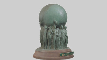 The Conservation Effort Statue model 3D model