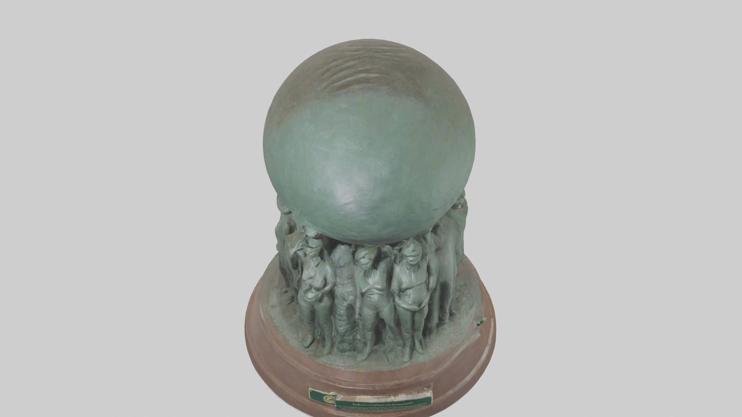 The Conservation Effort Statue model 3D model