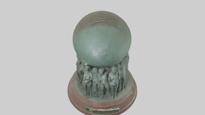 The Conservation Effort Statue model 3D model