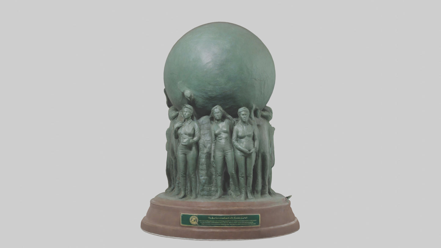 The Conservation Effort Statue model 3D model