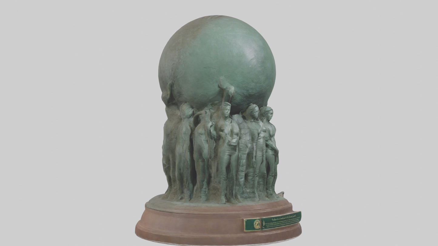 The Conservation Effort Statue model 3D model