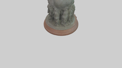 The Conservation Effort Statue model 3D model