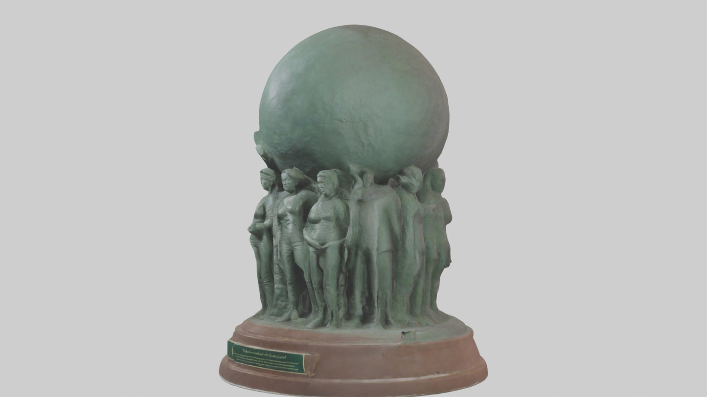 The Conservation Effort Statue model 3D model