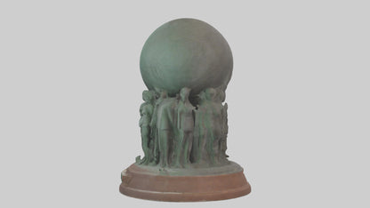 The Conservation Effort Statue model 3D model