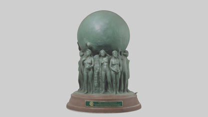 The Conservation Effort Statue model 3D model
