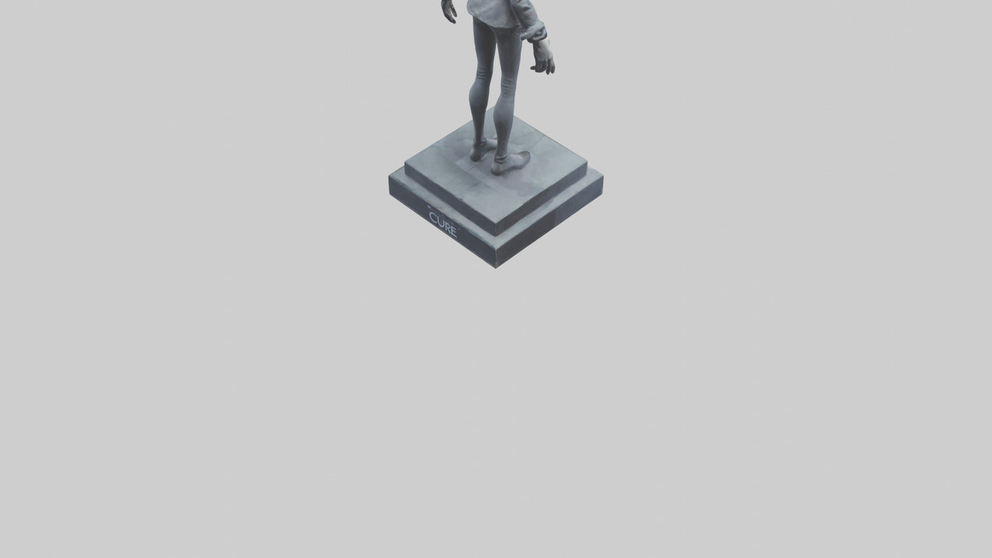 The Cure statue model 3D model