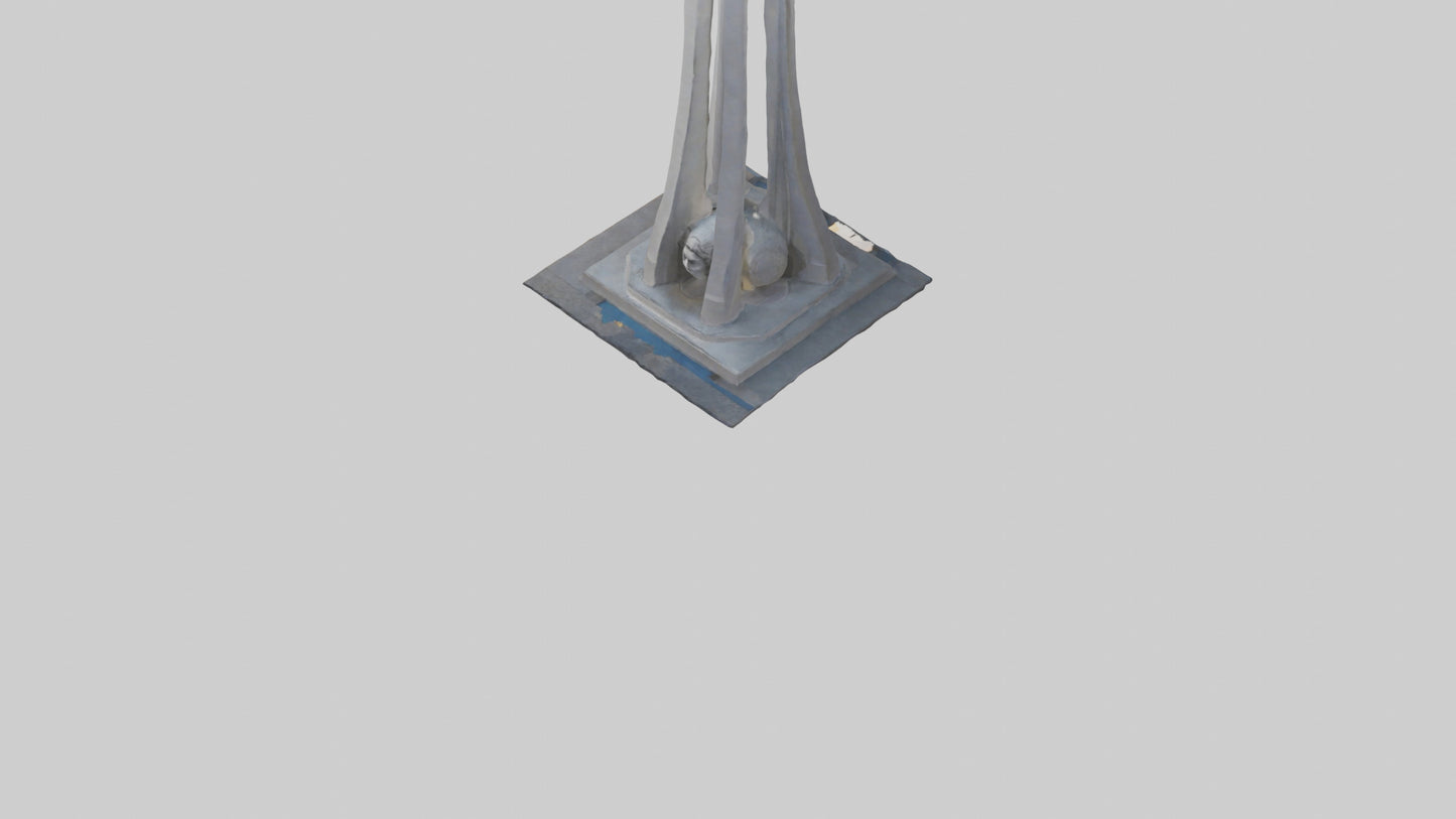 The Dawn of a New Era monument model 3D model