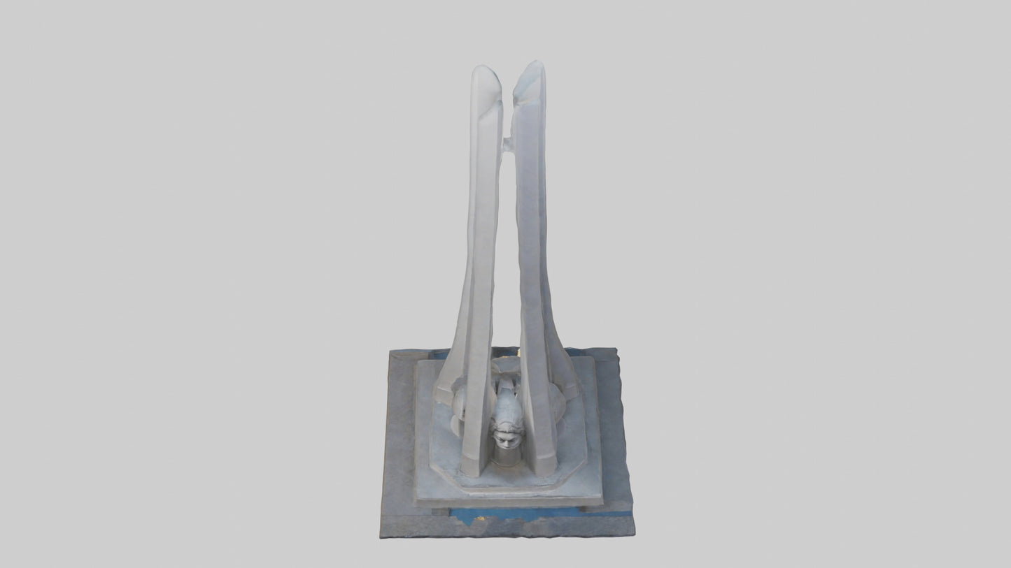 The Dawn of a New Era monument model 3D model