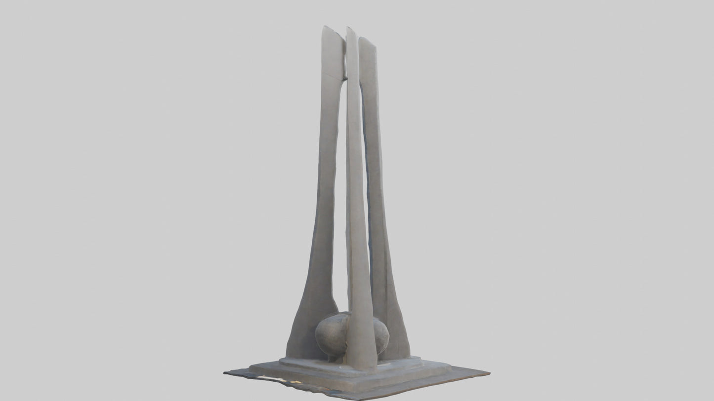 The Dawn of a New Era monument model 3D model