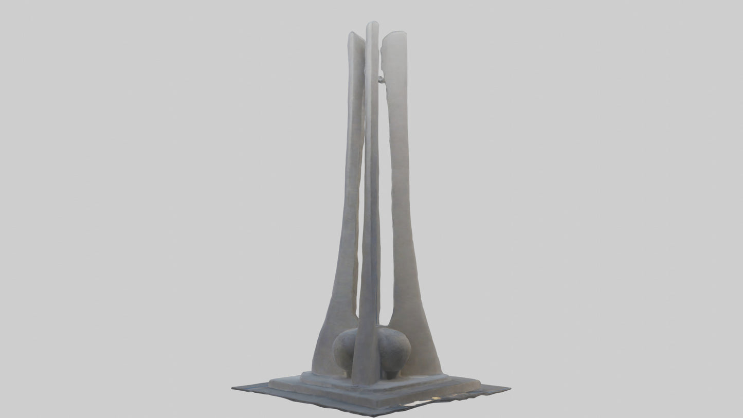 The Dawn of a New Era monument model 3D model
