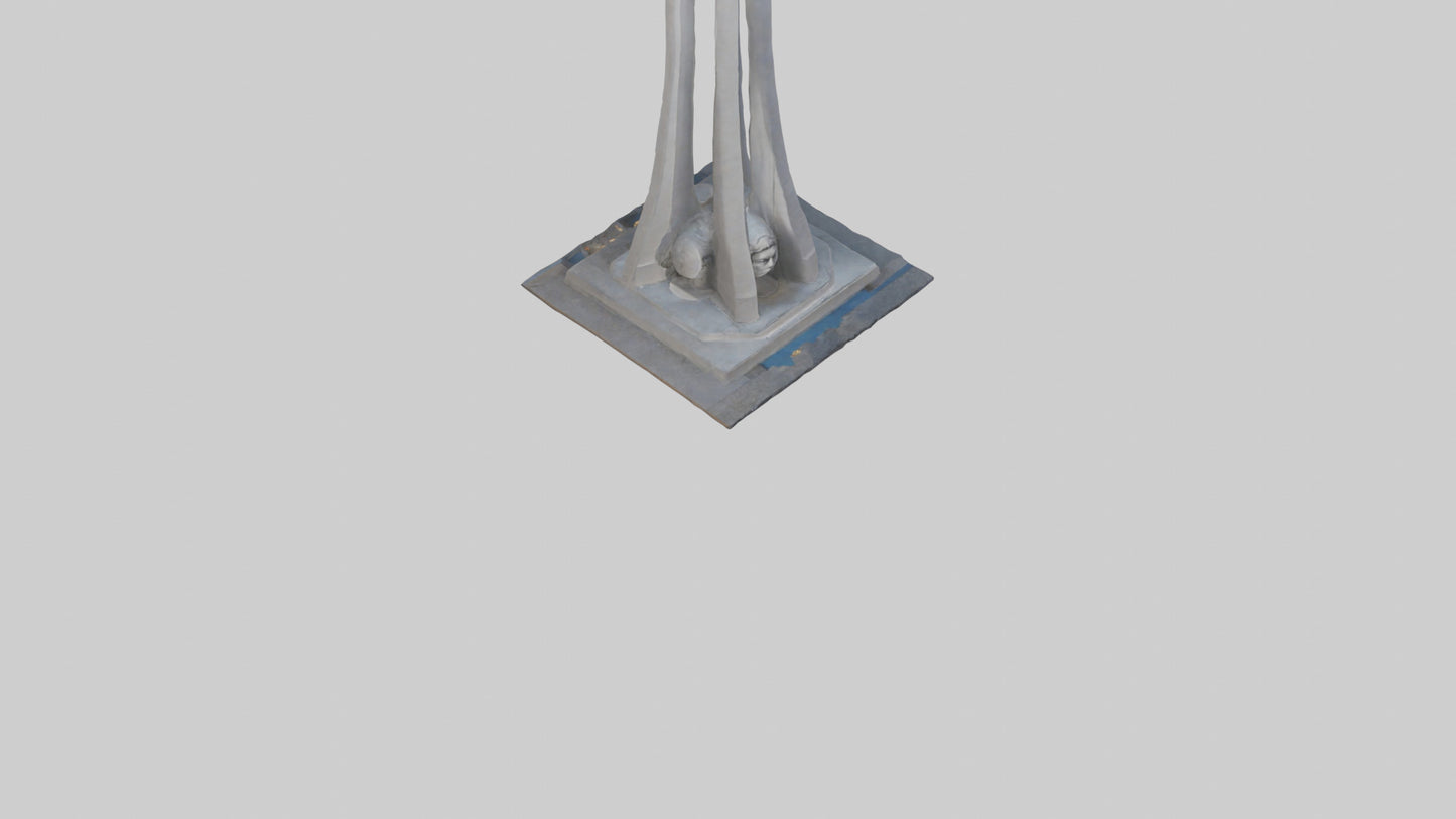 The Dawn of a New Era monument model 3D model