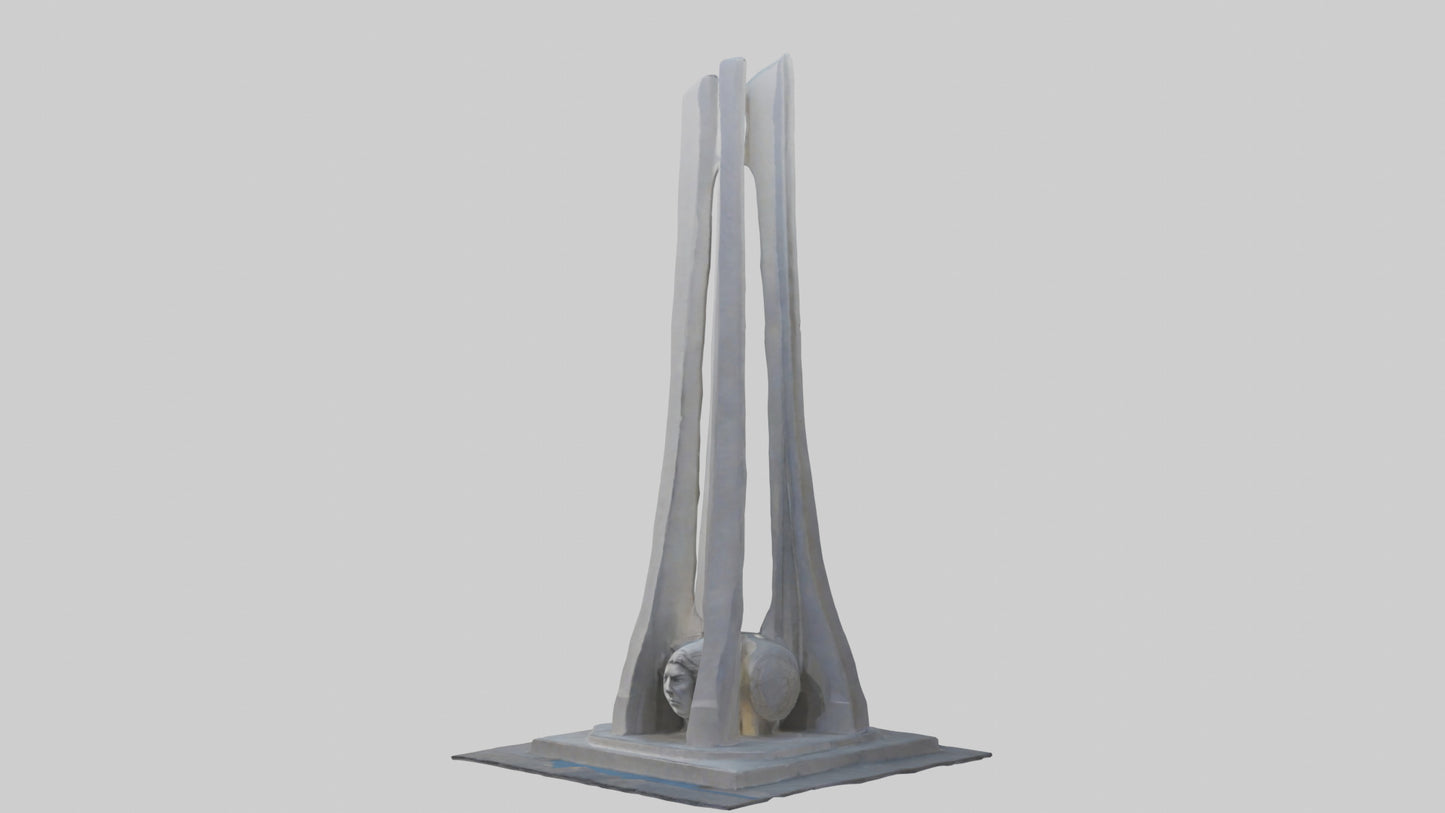 The Dawn of a New Era monument model 3D model