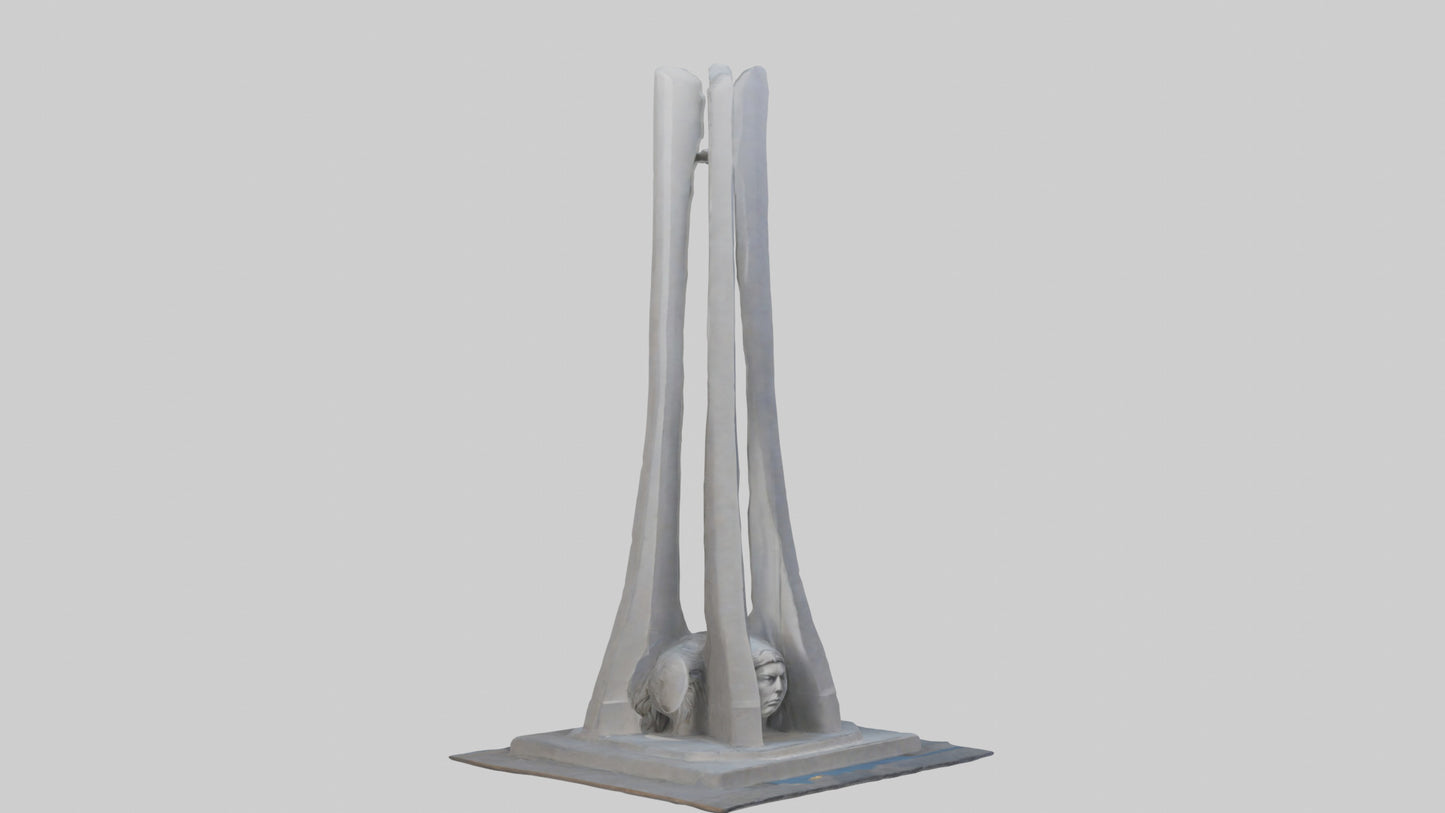 The Dawn of a New Era monument model 3D model