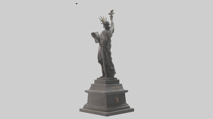 The Dawn of Independence statue model 3D model