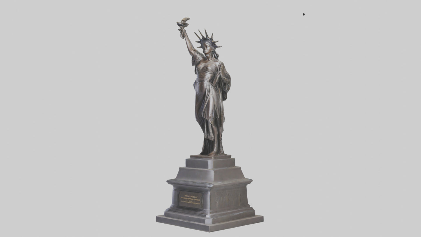 The Dawn of Independence statue model 3D model