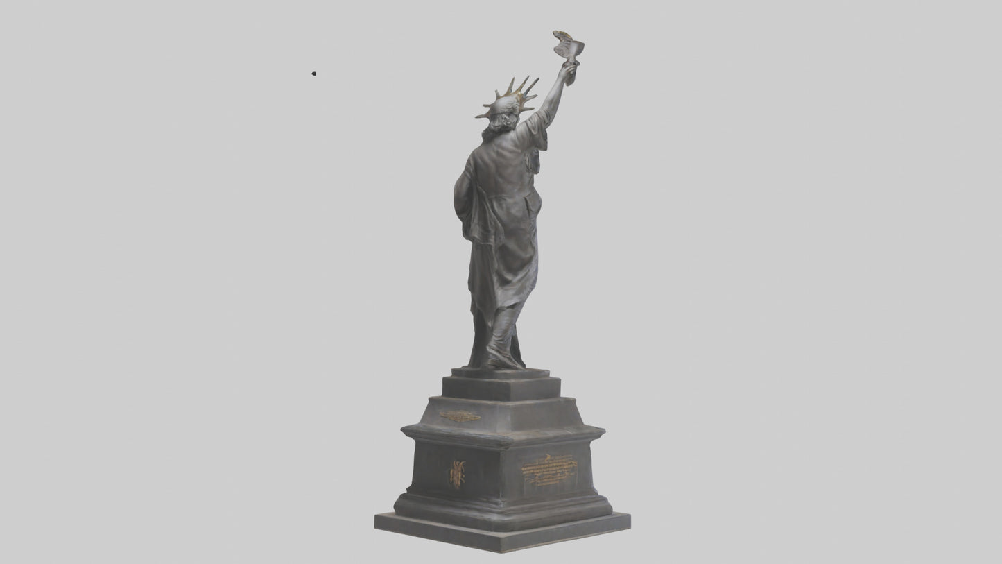 The Dawn of Independence statue model 3D model