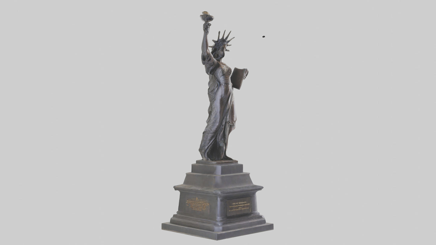The Dawn of Independence statue model 3D model