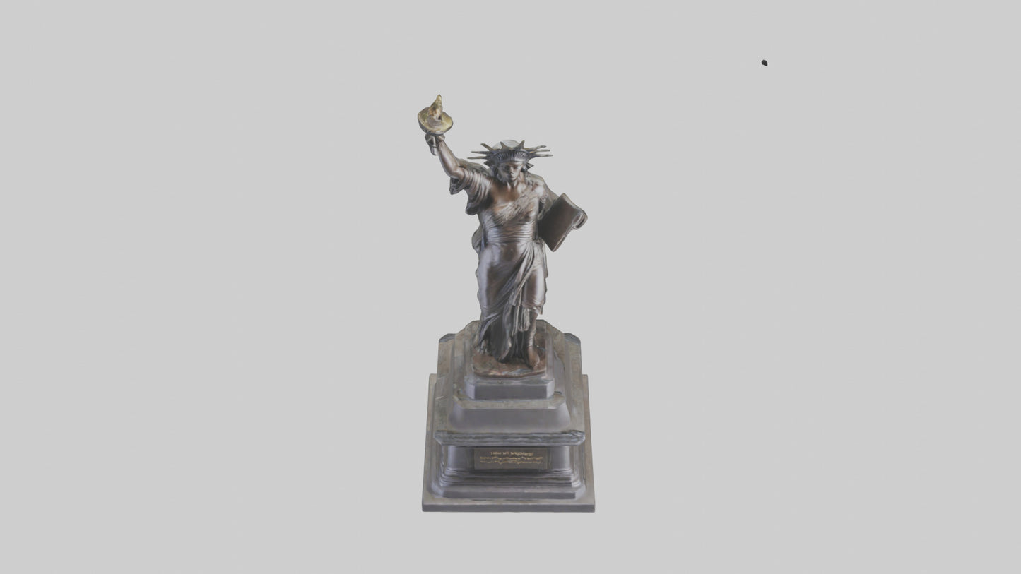 The Dawn of Independence statue model 3D model