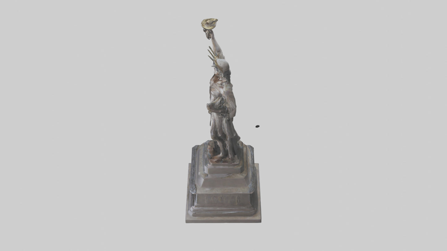 The Dawn of Independence statue model 3D model