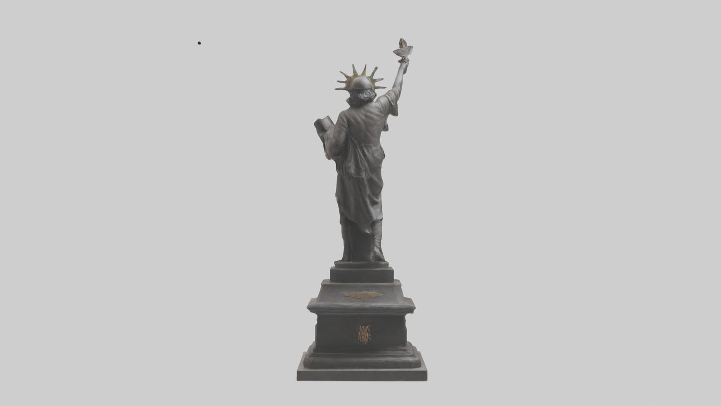 The Dawn of Independence statue model 3D model