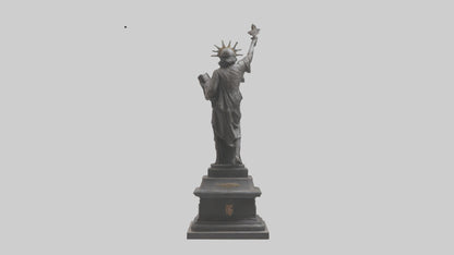 The Dawn of Independence statue model 3D model
