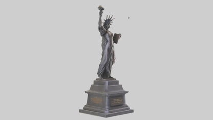 The Dawn of Independence statue model 3D model