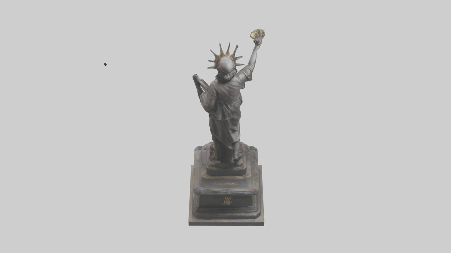 The Dawn of Independence statue model 3D model