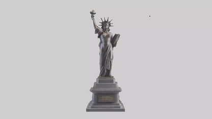 The Dawn of Independence statue model 3D model
