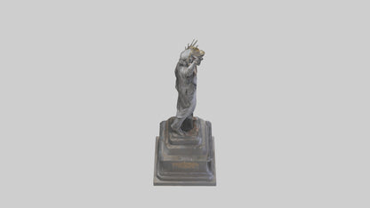 The Dawn of Independence statue model 3D model