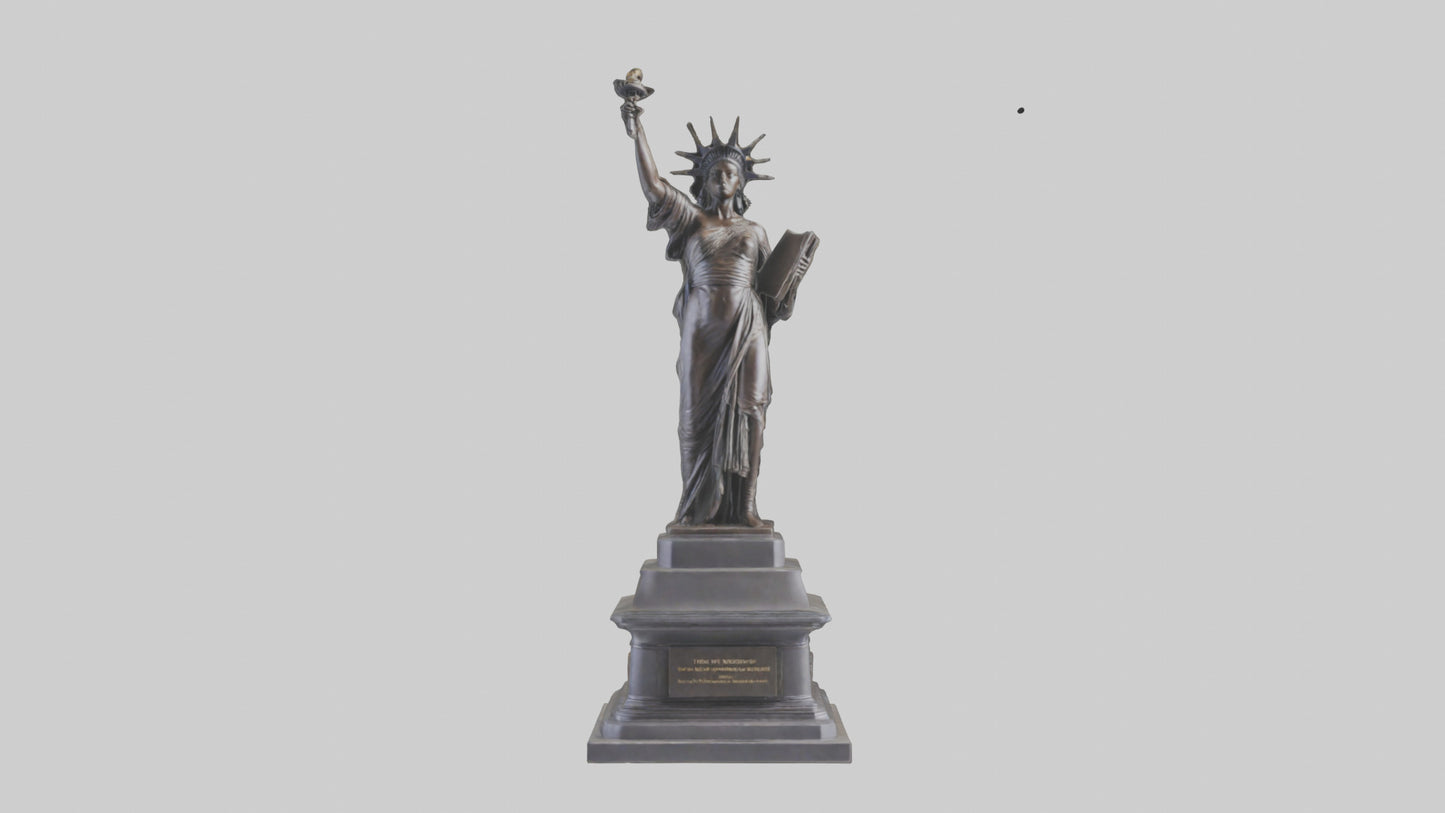 The Dawn of Independence statue model 3D model