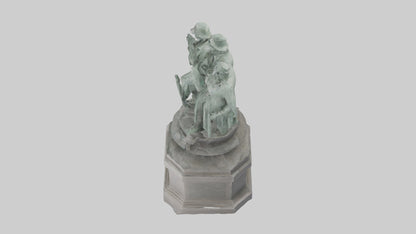 The Defenders of Liberty statue model 3D model