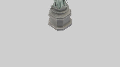The Defenders of Liberty statue model 3D model