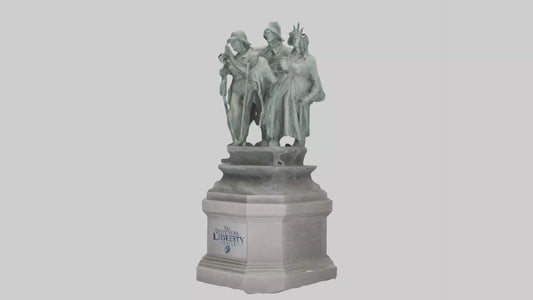 The Defenders of Liberty statue model 3D model