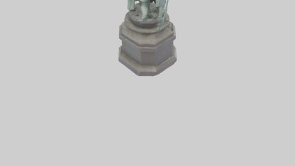 The Defenders of Liberty statue model 3D model
